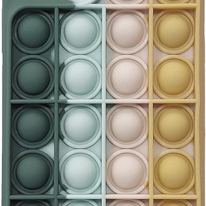 Husa de protectie pentru iPhone 11 Pop It, silicon, multicolor, 6,1 inchi