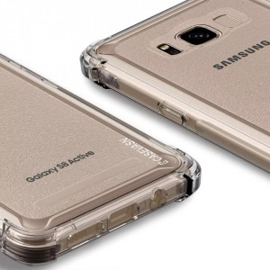 Husa de protectie pentru Samsung Galaxy S8/S8+ DYGG, silicon, transparent, 5,8 inchi - Img 4