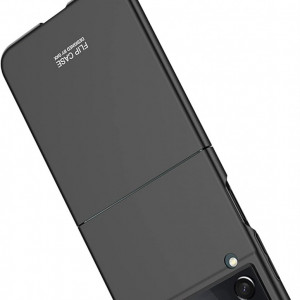 Husa de protectie pentru Samsung Galaxy Z Flip 4 YukeTop, TPU, negru, 6,7 inchi