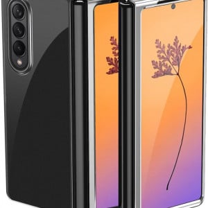 Husa de protectie pentru Samsung Galaxy Z Fold YukeTop, TPU, argintiu, 2,8 inchi