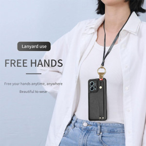 Husa de protectie pentru Xiaomi Redmi Notă 12, MAMA MOUTH, piele PU, negru.6,5 inchi - Img 5