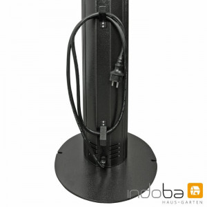 Incalzitor electric, aluminiu, negru, 114 x 35 x 35 cm - Img 5