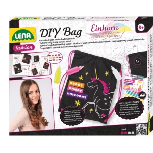Joc si kit creativ pentru fete Lena Rucsacel textil cu Unicorn