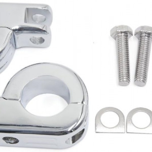 Kit de montare pentru pedala motocicletei Sourcingmaps, aluminiu, argintiu