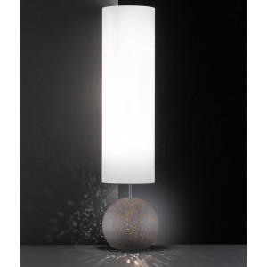 Lampadar Avila, metal, alb, 30 x 124 x 30 cm - Img 2