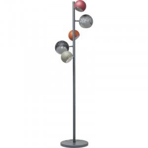 Lampadar Calotta, metal, multicolor, 35 x 15 x 177 cm