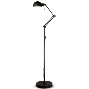 Lampadar DeVecchi, metal, negru, 158 x 55 x 15 cm, 40w - Img 1