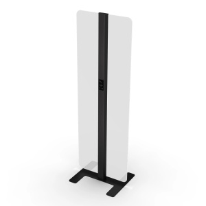 Lampadar Eva Room, LED, aluminiu/otel/acril, 65 x 196,2 x 52 cm