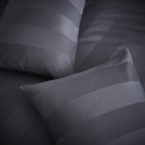 Lenjerie de lux Hotel Sateen Stripe, 230cm W x 220cm L - Img 2