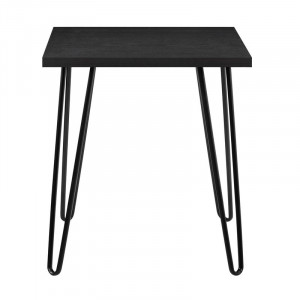 Masa laterala Acevedo, negru, 56 x 49 cm - Img 2