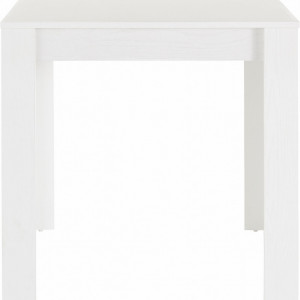 Masa Lynn, MDF/lemn, alb, 80x80x75 cm ( Resigilate) - Img 3