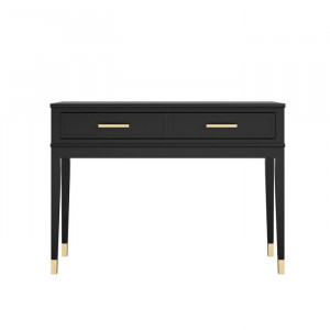 Masa tip consola Westerleigh, MDF, neagra - Img 3