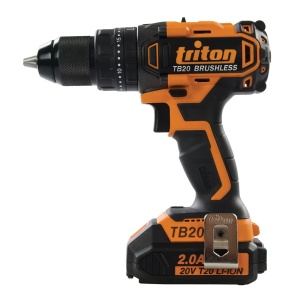 Masina de gaurit cu percutie Triton T20 20V, 2 acumulatori Li-ion