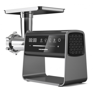 Masina de tocat Heinner ExquisiteForce HMG-DIS2500, Putere 2500W, Motor DC, Control Touch, Accesoriu Rosii, Kibbe, Carnati, Inox - Img 2