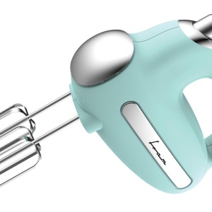 Mixer de mana Fram FHM-3005GR, Putere 300W, 5 Viteze + Turbo, Teluri si carlige inox, Verde - Img 2