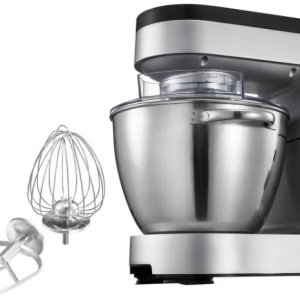 Mixer planetar Heinner HPM-1500XMC-V2, RESIGILAT, 1 AN GARANTIE, 1500W, 6 viteze, Bol 5.5l, Inox - Img 3