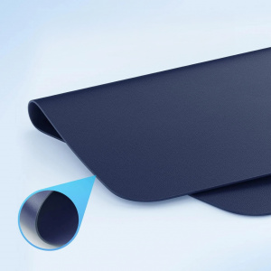 Mouse pad Techken, piele PU, bleumarin, 21 x 27 cm