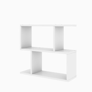 Nancy Homestore masa laterala, lemn fabricat, 20x60x55 cm, alb - Verificat A · Re-Bloom