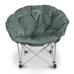 Navaris scaun pliabil de exterior, captusit, max 150kg, 84x22x21cm, Gri - Verificat A · Re-Bloom - Img 5
