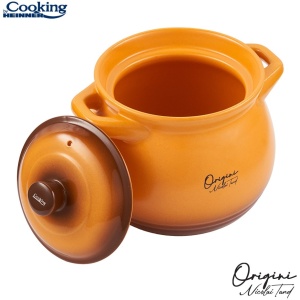 Oala ceramica cu capac Cooking by Heinner - Origini Chef Nicolai Tand, 17 x 18 cm, 4.5 L - Img 2