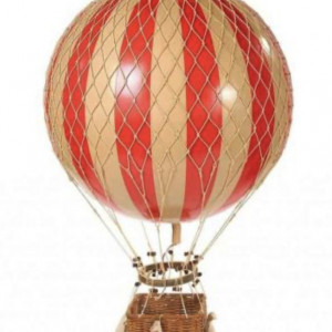 Obiect decorativ tip balon zburator rosu