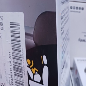 Oglinda auto supraveghere bebe, MyHappyRide, fixare tetiera, suport anti-alunecare, negru, Resigilat, Grad A - Img 6