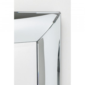 Oglinda de perete Bounce, argintie, 120 x 80 x 3,2 cm - Img 2