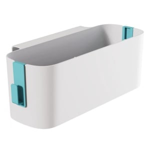 Organizator Irishom, plastic, alb/albastru, 33,1 x 11,2 x 11,9 cm