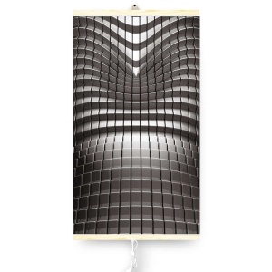 Panou radiant electric decorativ TRIO, incalzire cu infrarosu 430W, vibe abstract, 100 x 57 cm - Img 1