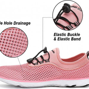 Pantofi sport pentru femei SAGUARO, plasa/EVA/TPR, roz, 46 - Img 5