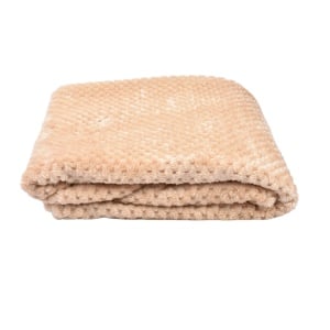 Paturica pentru copii baby fleece crem 90x110 cm - Img 2