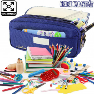 Penar Taeku, poliester/PVC, albastru inchis/alb, 21 x 10,5 x 7,5 cm - Img 6