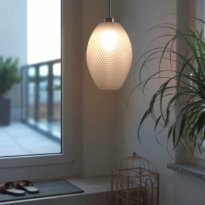 Pendul Tagwerk Diamant 3D Print 1XE27 Transparent