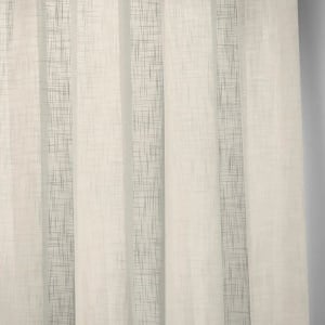 Perdea Softy, poliester, taupe, 140 x 225 cm