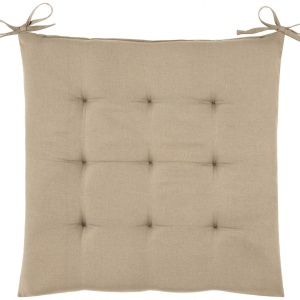 Pernă de șezut Lola bej, aprox. 40x40cm - Img 1