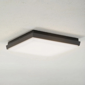 Plafoniera Amra, LED, aluminiu/policarbonat, alb/gri inchis, 30 x 30 x 4,9 cm - Img 7