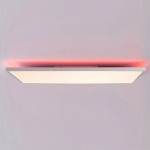 Plafoniera Brenda, LED, RGB, aluminiu/plastic, alb, 119,5 x 59,5 x 5,5 cm - Img 4