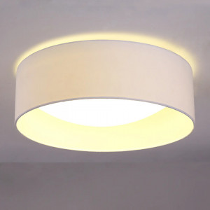 Plafoniera Franka, LED, tesatura/plastic/metal, alb, 14 x 42 cm - Img 8