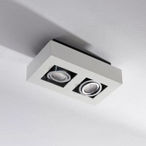Plafoniera Vince, LED, aluminiu, alb, 25 x 14 x 8,5 cm - Img 5