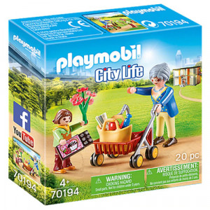 Playmobil City Life, Hospital - Bunica si fetita - Img 1