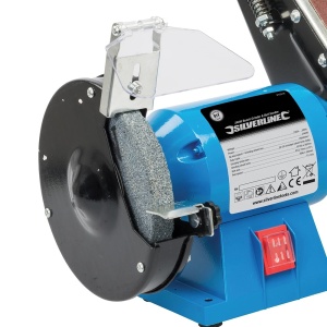 Polizor de banc si cu banda de slefuit Silverline, 240W
