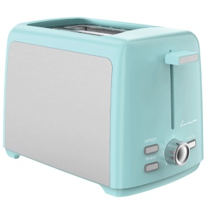 Prajitor de paine Fram FTP-8007SSGR, Putere 800W, 2 felii, 7 niveluri rumenire, Verde/Argintiu