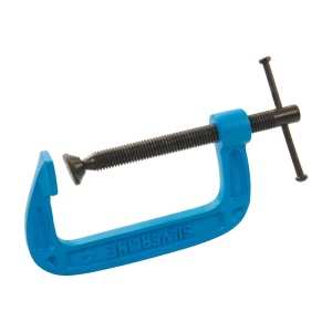 Presa semiprofesionala tip C Silverline, 100 mm