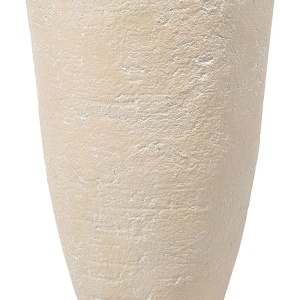 Produs Resigilat Ghiveci Re-Bloom Camia, argila fibroasa/polrasina, diametru 51 cm, inaltime 71 cm, 85L, 5 kg, UV, dop inclus, bej - Verificat A