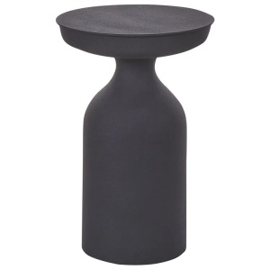 Produs Resigilat Masuta laterala Re-Bloom Tenjo, metal, 33x33x50 cm, 10 kg, negru - Verificat A
