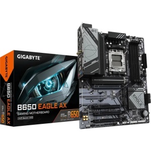 Produs Resigilat Placa de baza GIGABYTE B650 EAGLE AX AM5, 4x DDR5, 1x DP 1x HDMI, 4x PCIE x16, 3x M.2, 4x SATA 6gb/s, ATX