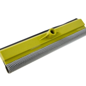 Racleta cu burete pentru geamuri compatibila cu manerul extensibil DocaPole, cauciuc/plastic, negru/galben - Img 1