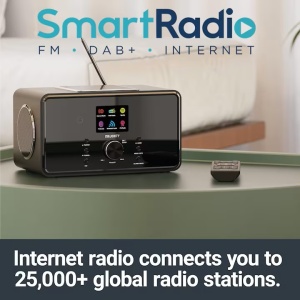Radio internet global Bluetooth DAB+, Majority, 2.1, cu subwoofer integrat, 100 W, Radio FM, Spotify Connect, telecomanda, negru, Resigilat, Grad A - Img 4