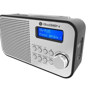 Radio portabil GoGEN DAB 300N cu tuner DAB+ si FM, 1 W, LCD , baterie 2000 mAh - Img 4