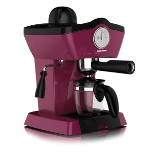 RESIGILAT – Espressor Heinner Charm HEM-200BG, 800W, 3.5Bar, Filtru inox, 250ml, Visiniu